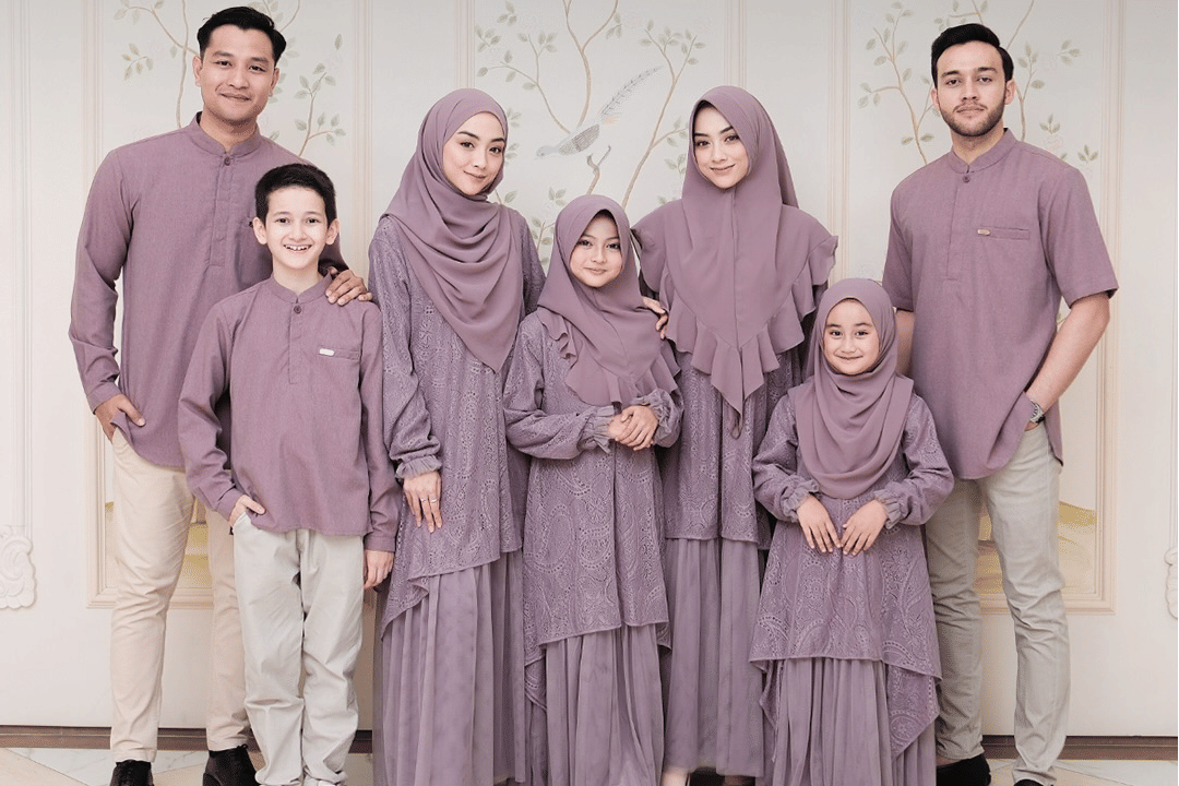 ilustrasi gamis bini orang