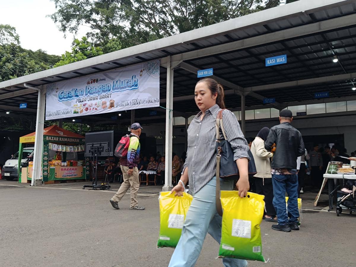 Pasar Murah Digelar Polrestabes Bandung, Sediakan 17 Komoditas