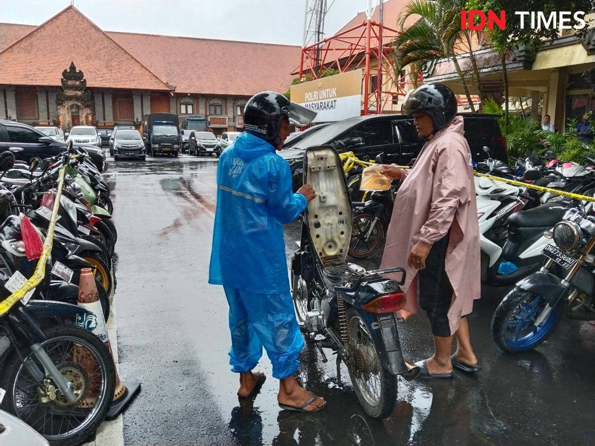 Kasus Curanmor di Bali Tinggi, Modus Gasak Motor yang Kuncinya Nyantol