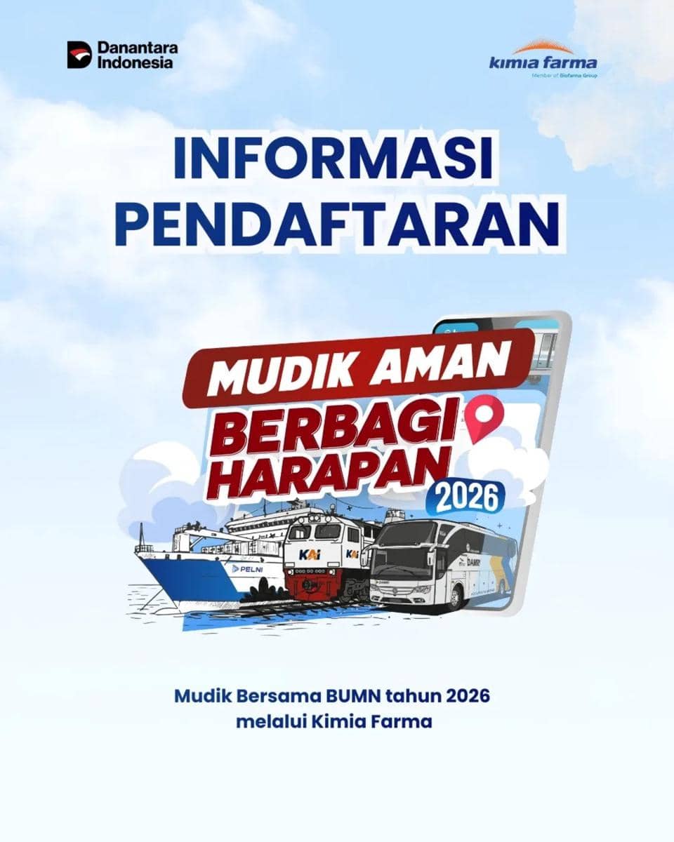 poster mudik gratis Kimia Farma