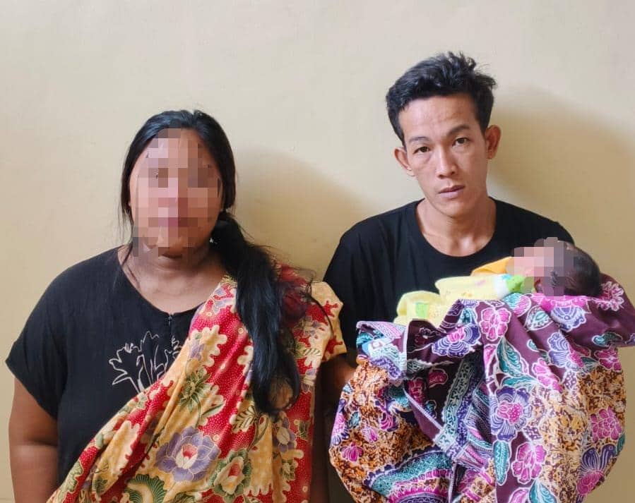 Penangkapan pelaku TPPO berkedok jual beli anak adopsi di Palembang (Dok: Polda Sumsel)