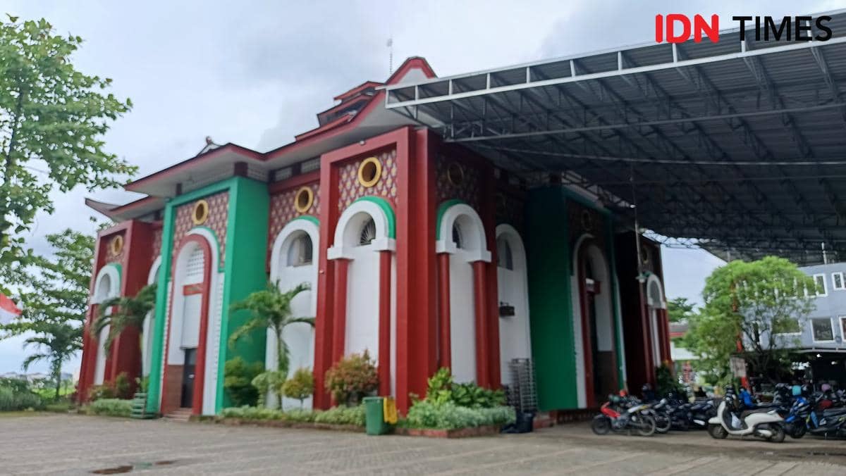 Potret Masjid Muhammad Cheng Hoo di Jalan Tun Abdul Razak, Kabupaten Gowa, Senin (23/2/2026). (IDN Times/Asrhawi Muin)