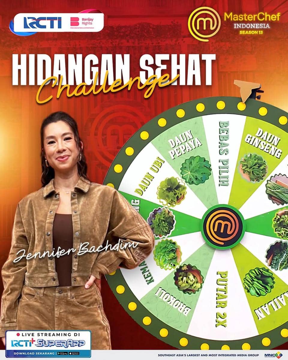 Jennifer Bachdim di MasterChef Indonesia Season 13