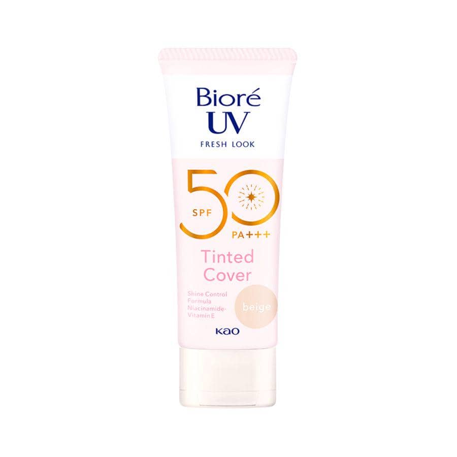 Biore UV Fresh Look Sunscreen Tinted Cover SPF 50 PA +++