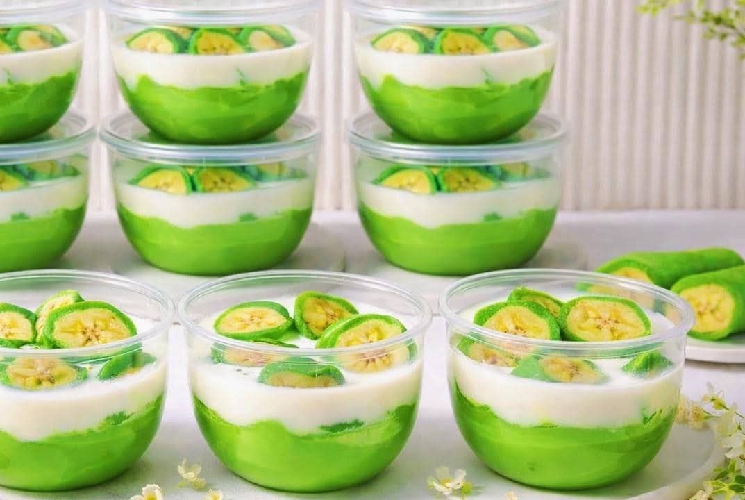Resep Pisang Ijo Berendam Creamy, Takjil Favorit Ramadan
