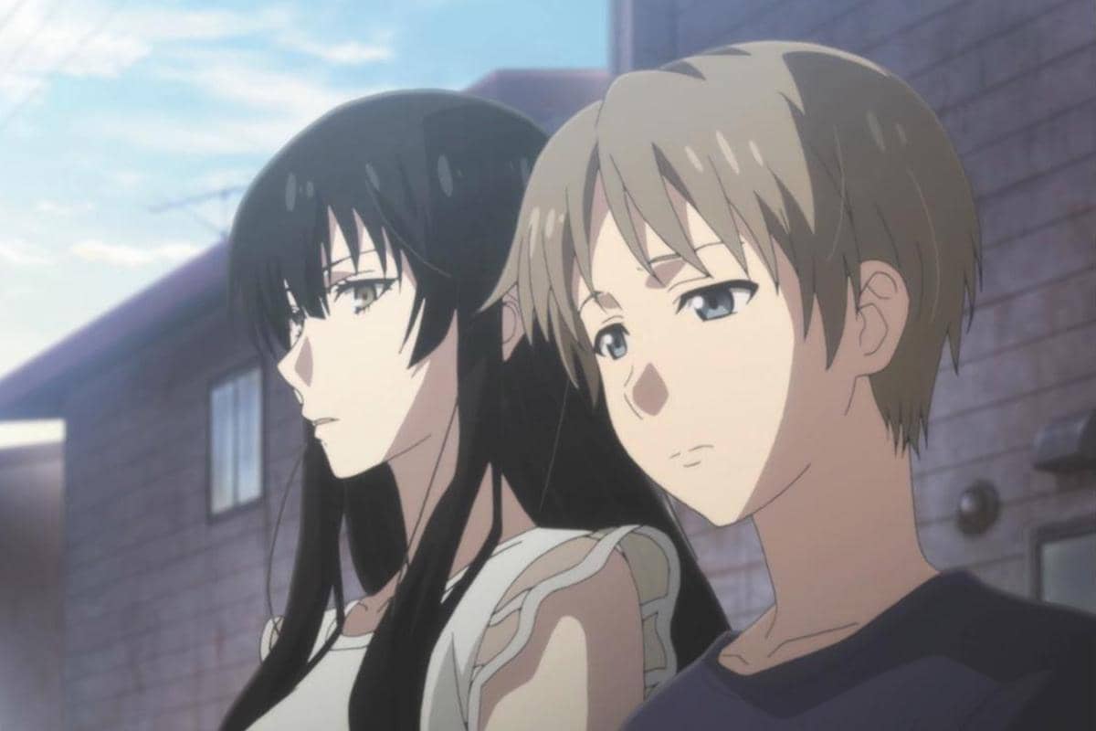 adegan dalam anime Beautiful Bones: Sakurako's Investigation