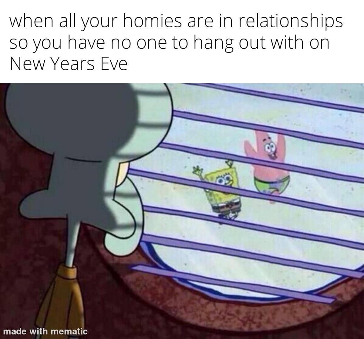 meme SpongeBob tentang jalan-jalan