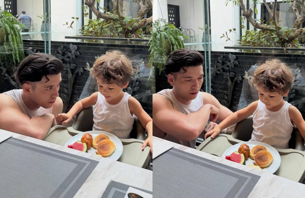 7 Potret Hangat Stefan William dengan Anaknya dari Pernikahan Kedua