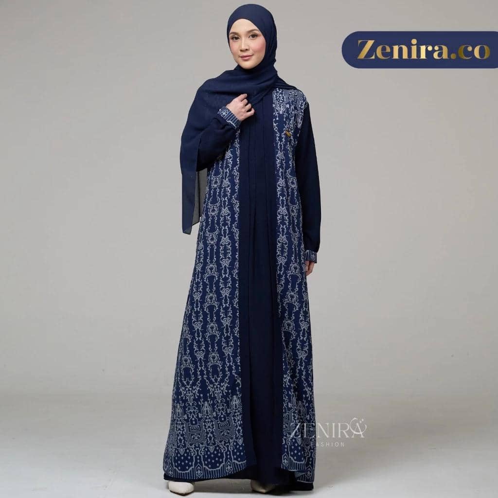 Zenira.Co - Gamis Syahira Navy