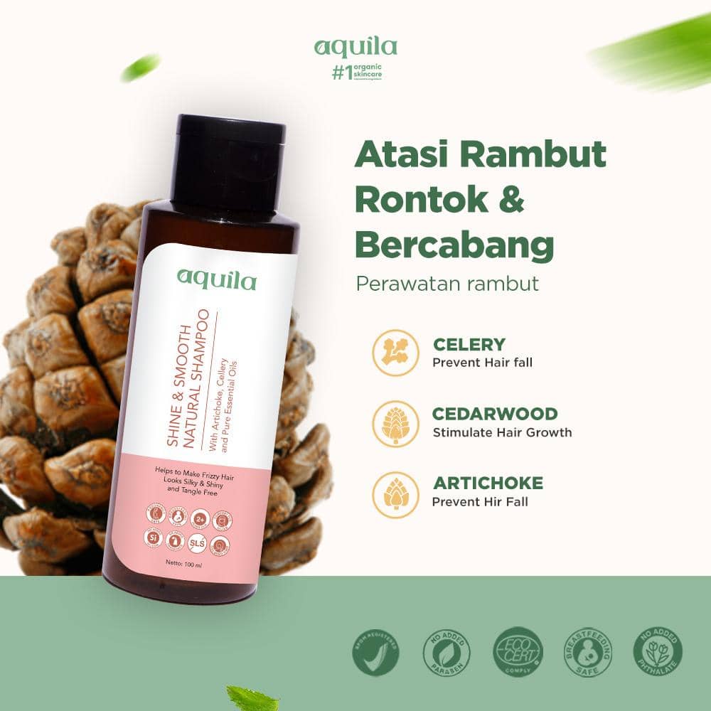 Aquila Herb Offcial Smooth and Shine Natural Shampoo