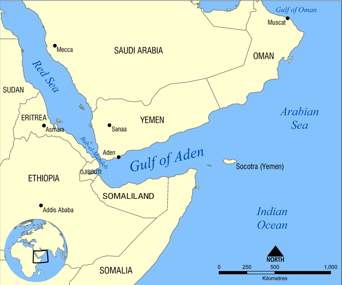 peta Teluk Aden