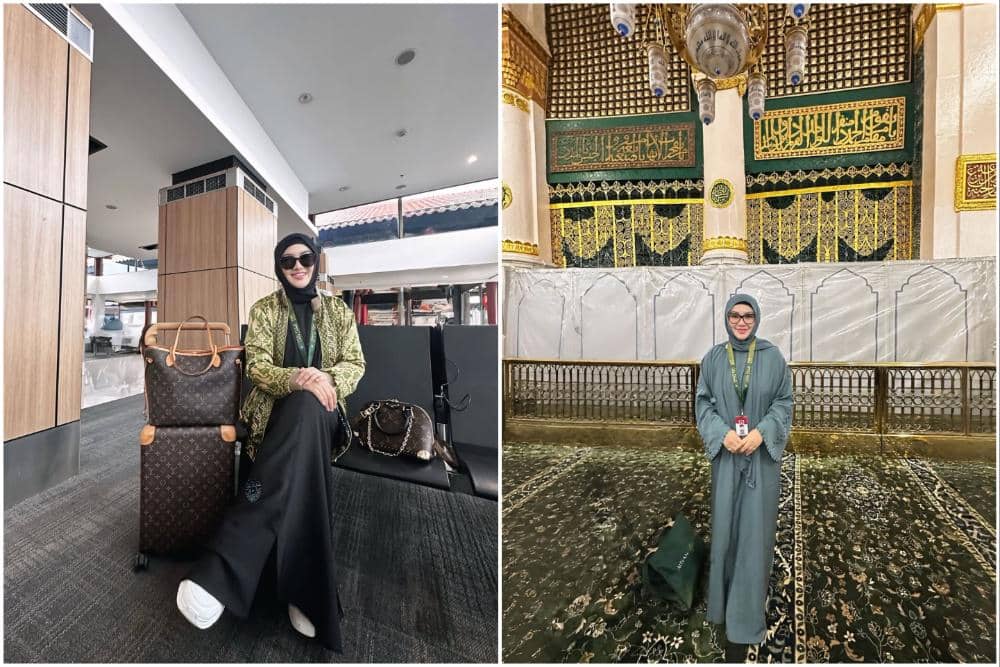 7 Potret Fitri Carlina Pertama Kalinya Umrah saat Ramadan, Bahagia!