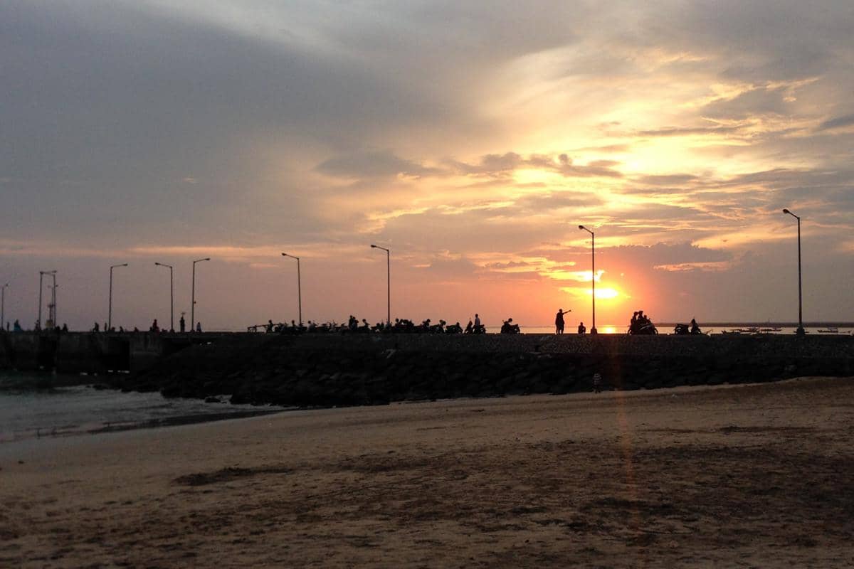 sunset di Pantai Kedonganan