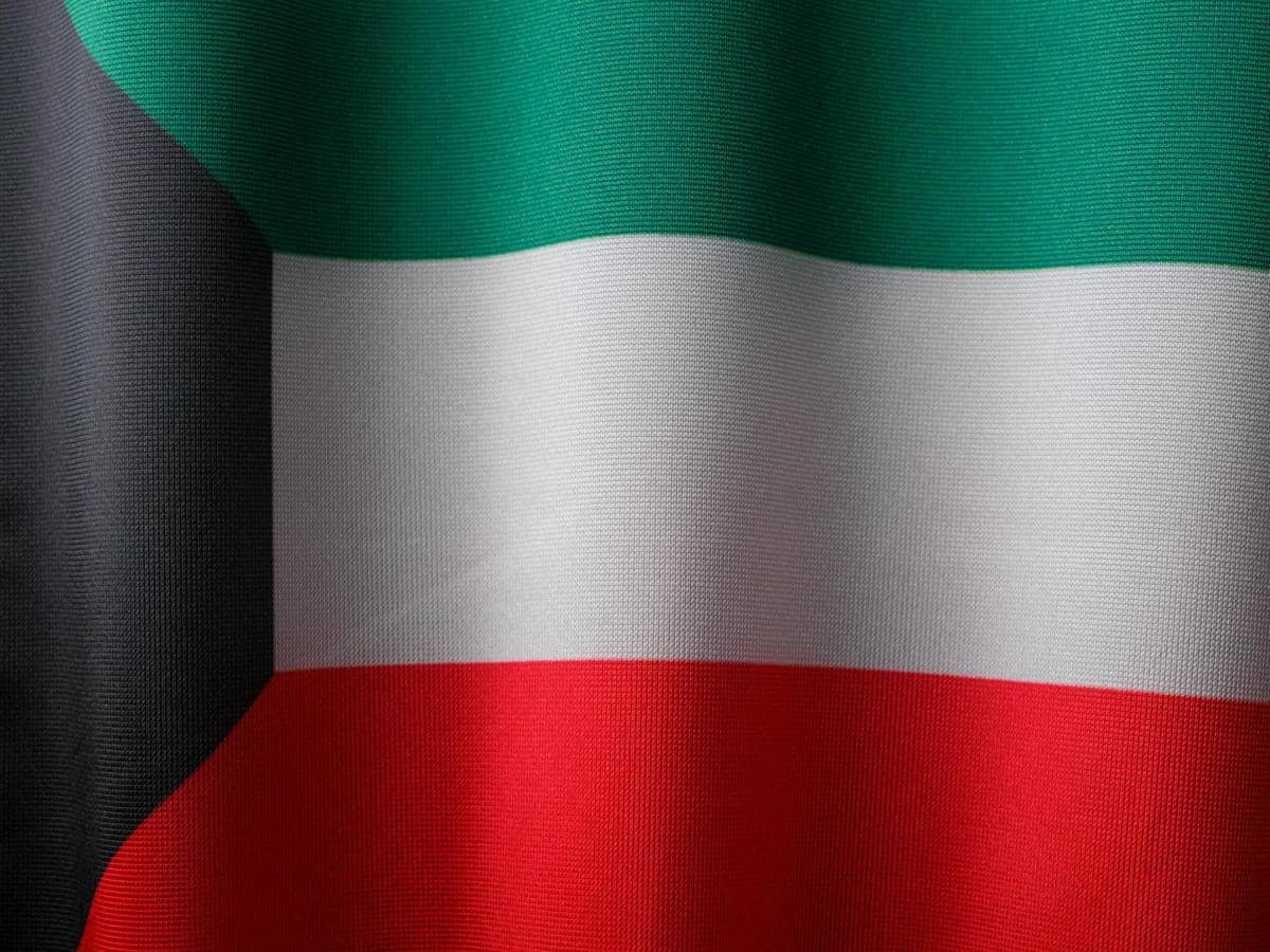 ilustrasi bendera Kuwait
