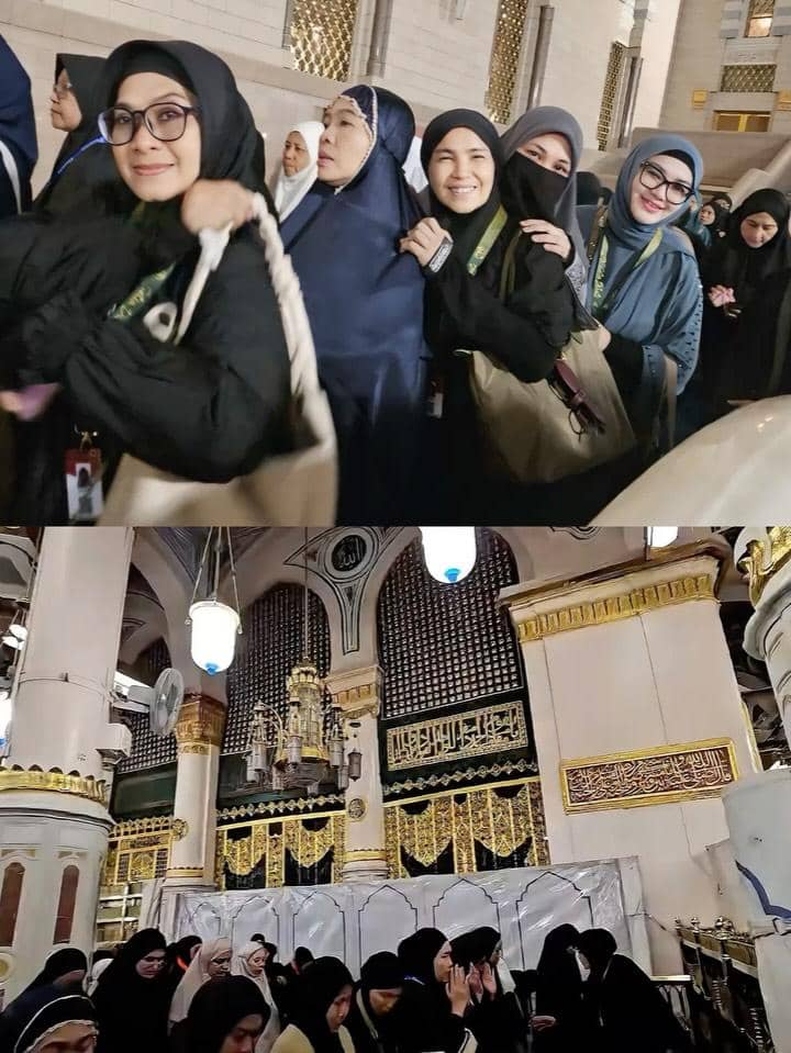 Fitri Carlina pertama kalinya umrah di bulan Ramadan