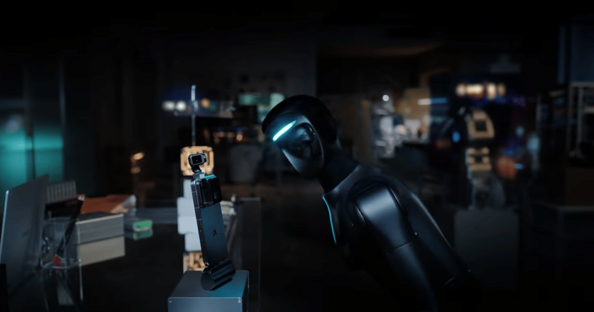 potongan teaser HONOR yang mengumumkan debut robot humanoid perdananya