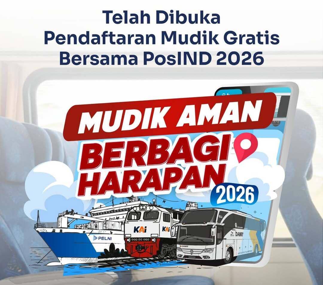 Mudik Gratis Pos Indonesia 2026 Resmi Dibuka, Cek Detailnya