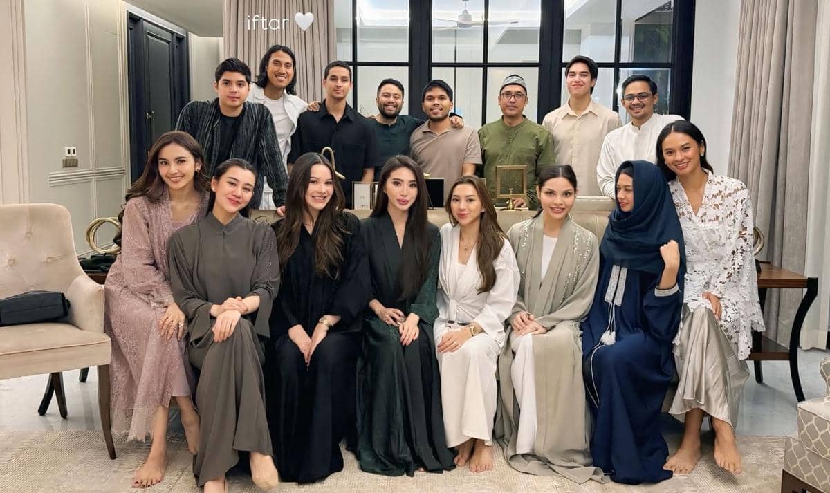 Aaliyah, Mahalini, El Rumi dan Geng Artis Buka Puasa Bersama (instagram.com/angieprijanto)