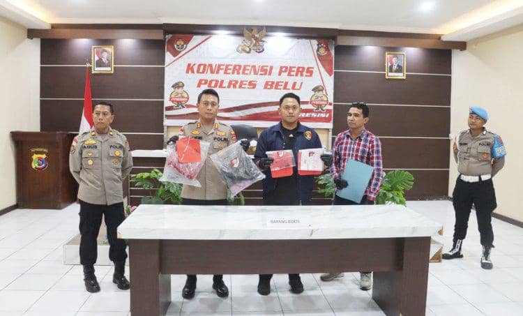 Polres Belu beber kronologis dan barang bukti kasus asusila di bawah umur yang jerat Piche Kota.