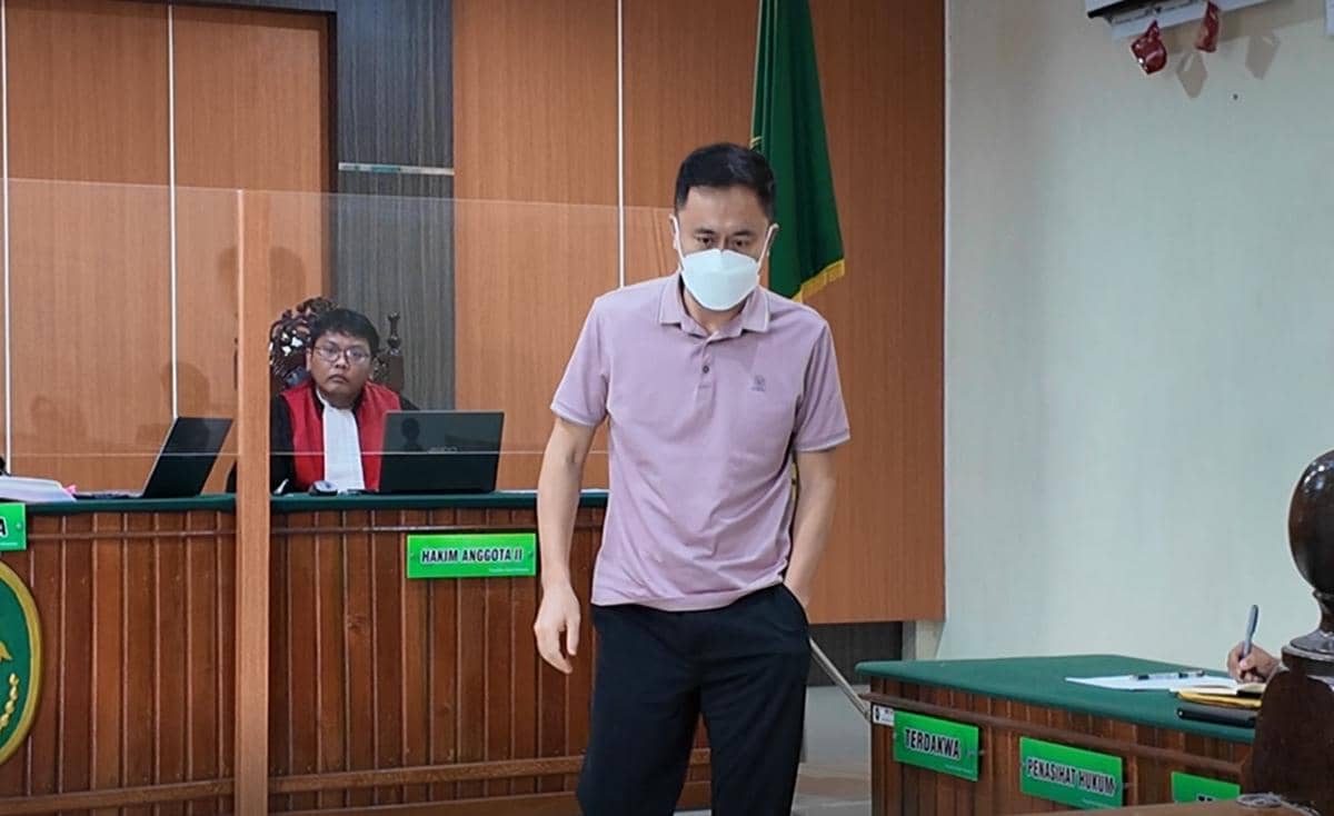 Terdakwa warga negara Cina.