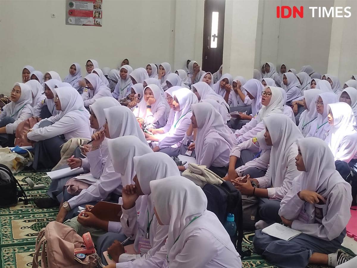 Suasana Pesantren Kilat Ramadan atau PKR di SMA Negeri 2 Medan (IDN Times/Indah Permata Sari)