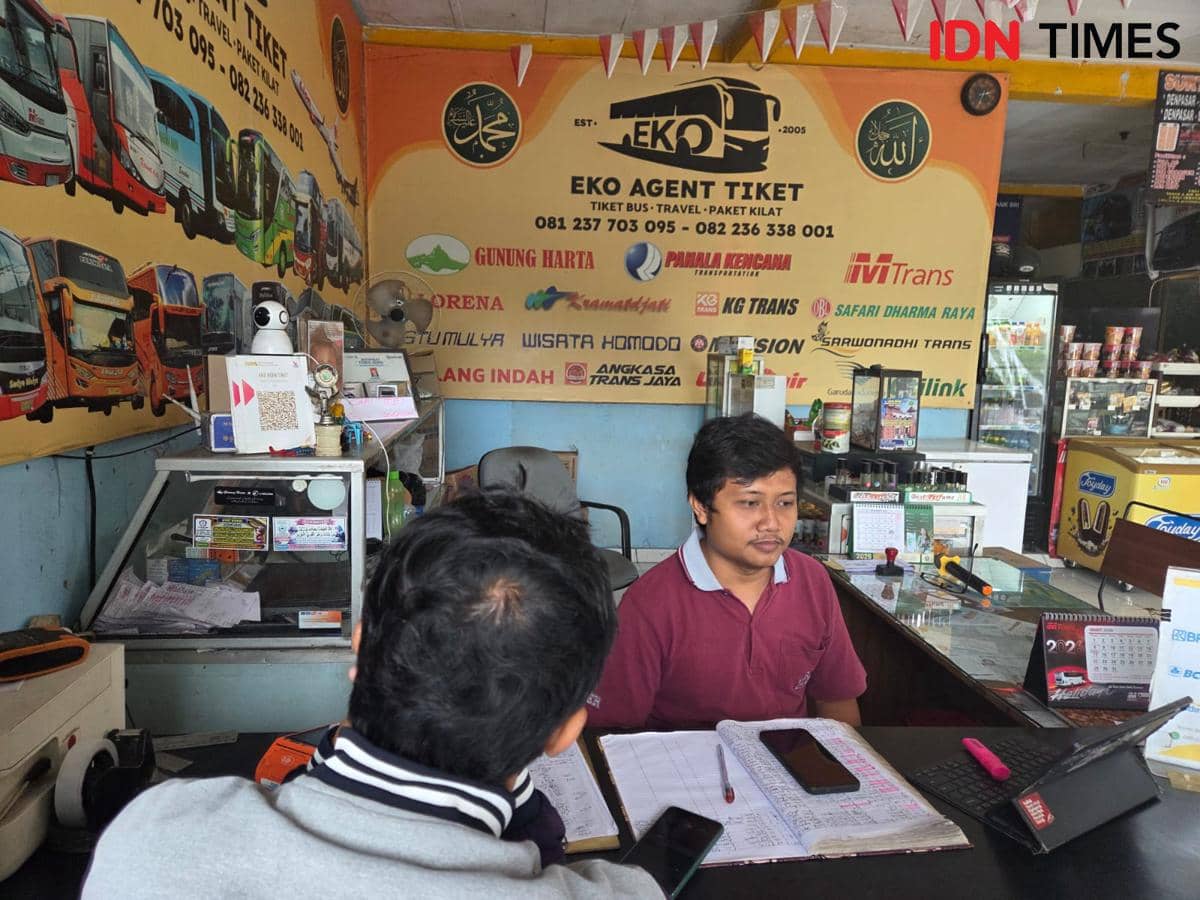 Tarif Tiket Bus Mudik Lebaran di Tabanan Naik Hingga 70 Persen