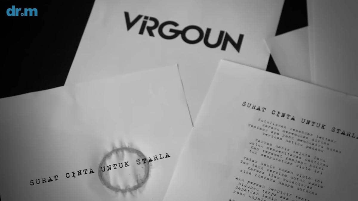 Video lirik lagu Surat Cinta Untuk Starla dari Virgoun