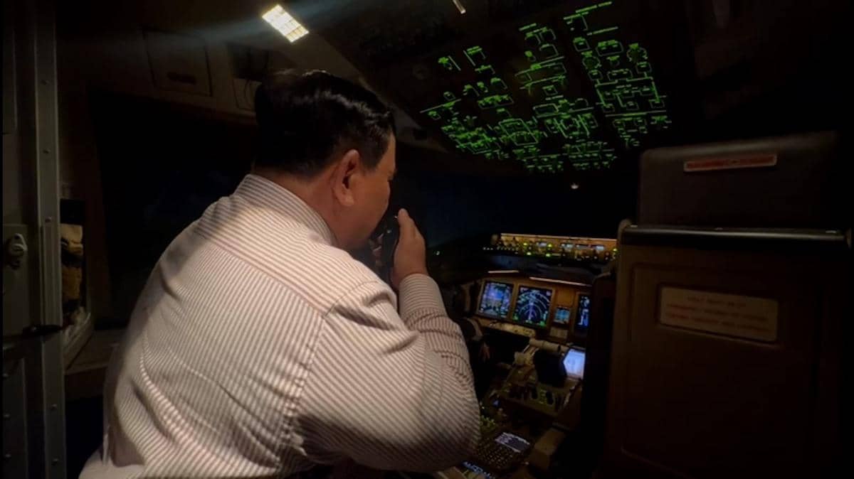 Momen Prabowo Ucap Terima Kasih karena Dikawal F-16 di Yordania