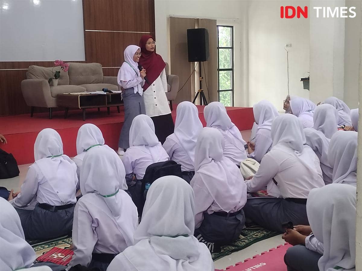 Suasana Pesantren Kilat Ramadan atau PKR di SMA Negeri 2 Medan (IDN Times/Indah Permata Sari)