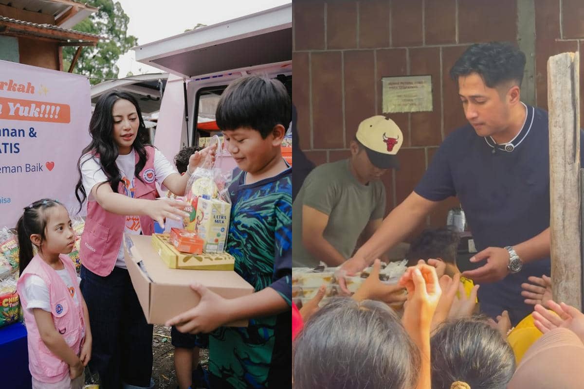 8 Potret Artis Bagi-Bagi Makanan Buka Puasa di Ramadan 2026