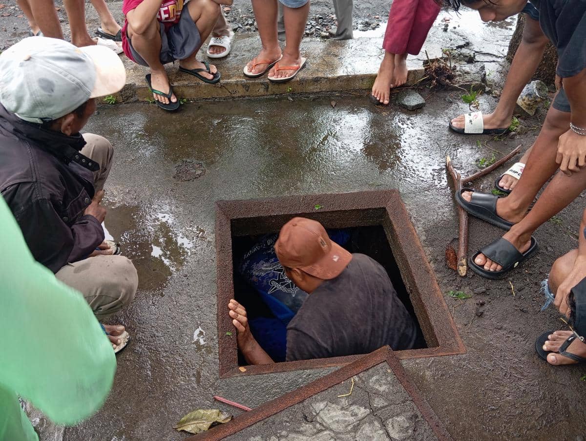 Lokasi korban terseret arus.