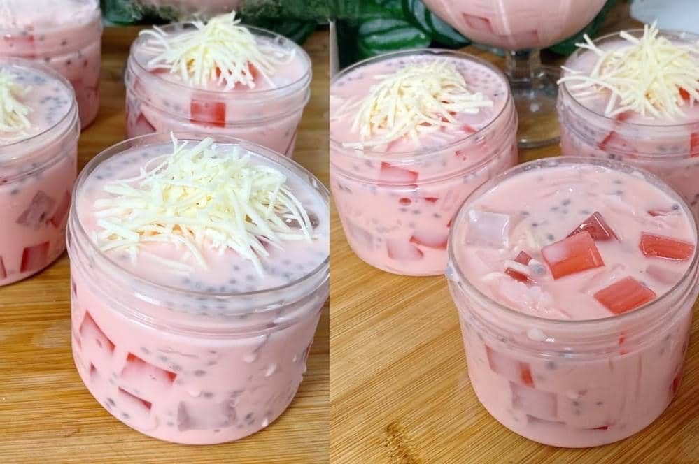 ilustrasi es buko cocopandan