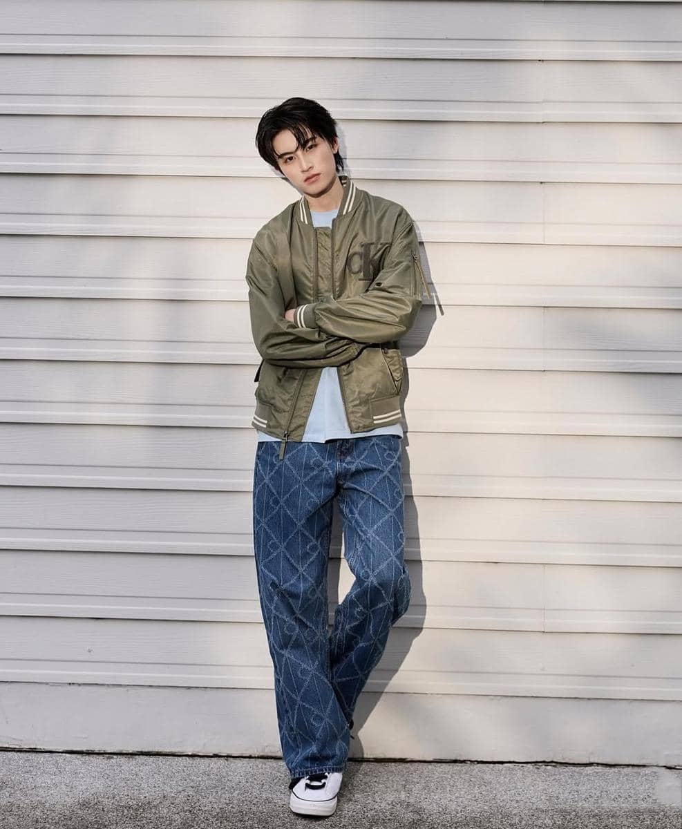 OOTD dengan celana lebar ala AA BUS 