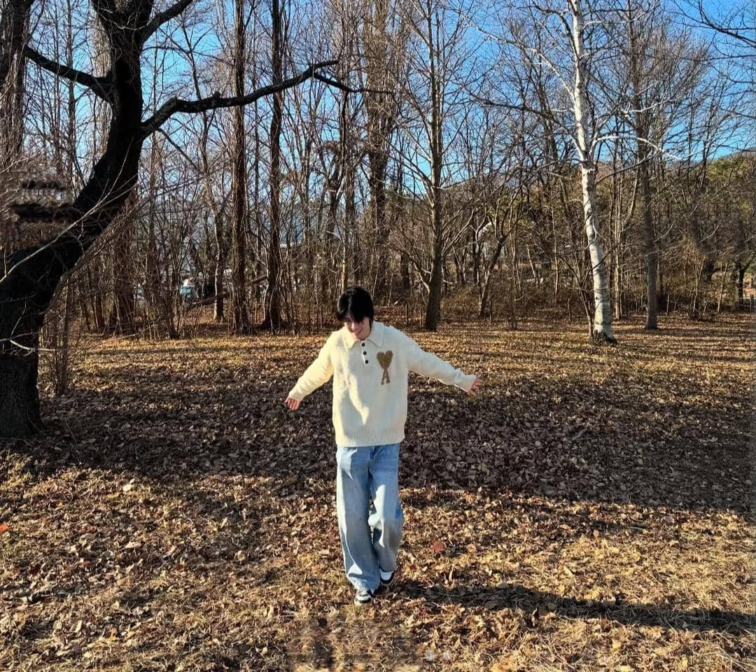 OOTD dengan celana lebar ala AA BUS 