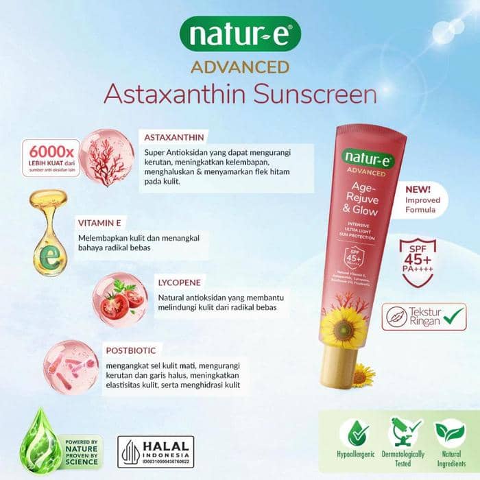 Natur-E Advanced Age-Rejuve & Glow Intensive Ultra Light Sun Protection SPF 45+ PA++++