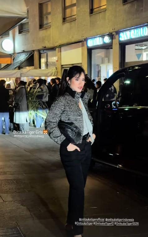 Raisa di Milan Fashion Week