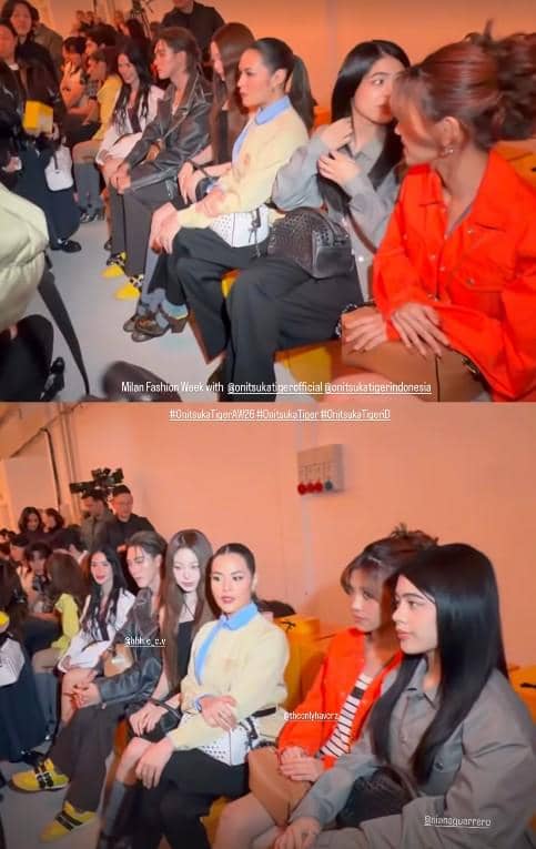 Raisa di Milan Fashion Week