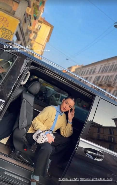 Raisa di Milan Fashion Week