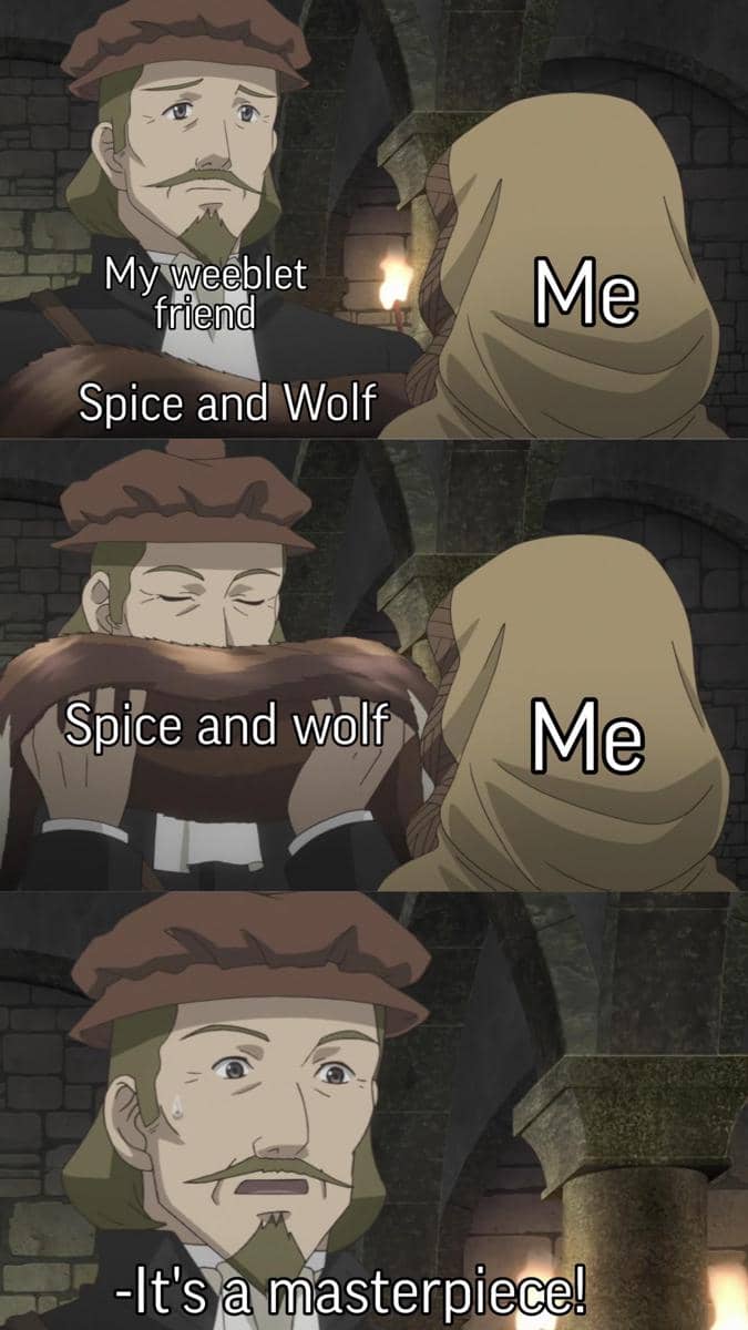 meme anime tentang serigala