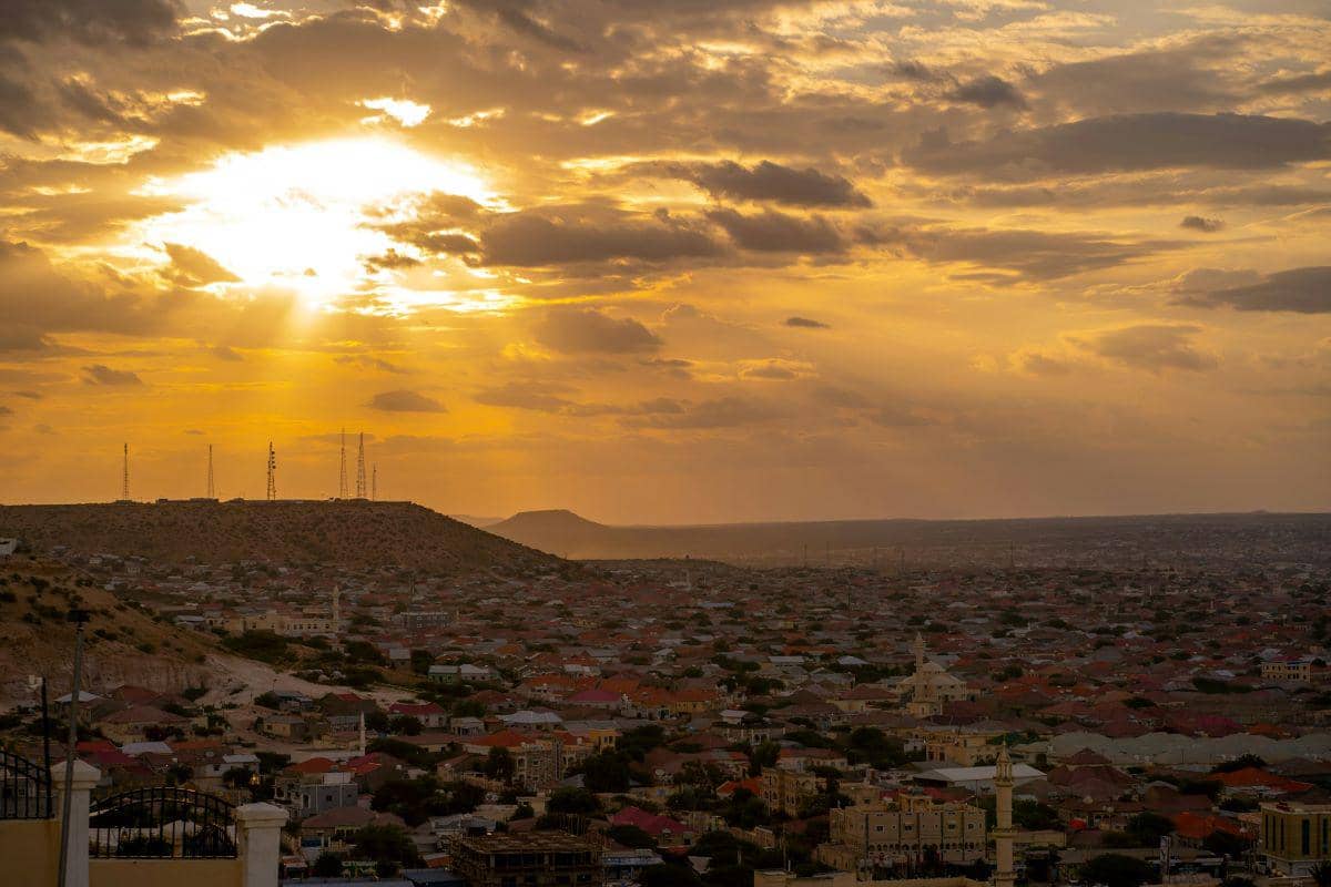 Sunset di Hargeisa, Somaliland