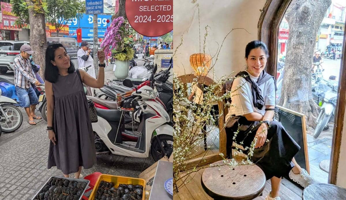 9 Potret Lulu Tobing saat Jalan-Jalan sambil Kulineran di Vietnam