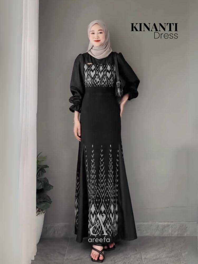 Areefa - KINANTI Dress Tenun Etnik