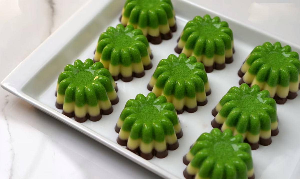 Resep Puding Lumut Mentega Cokelat Mini, Manisnya Pas buat Takjil