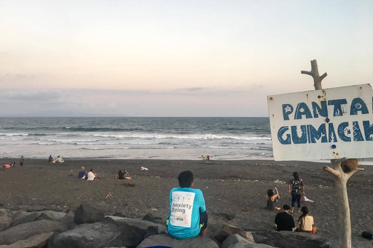 Pantai Gumicik di Gianyar (dok.pribadi/Natalia Indah)