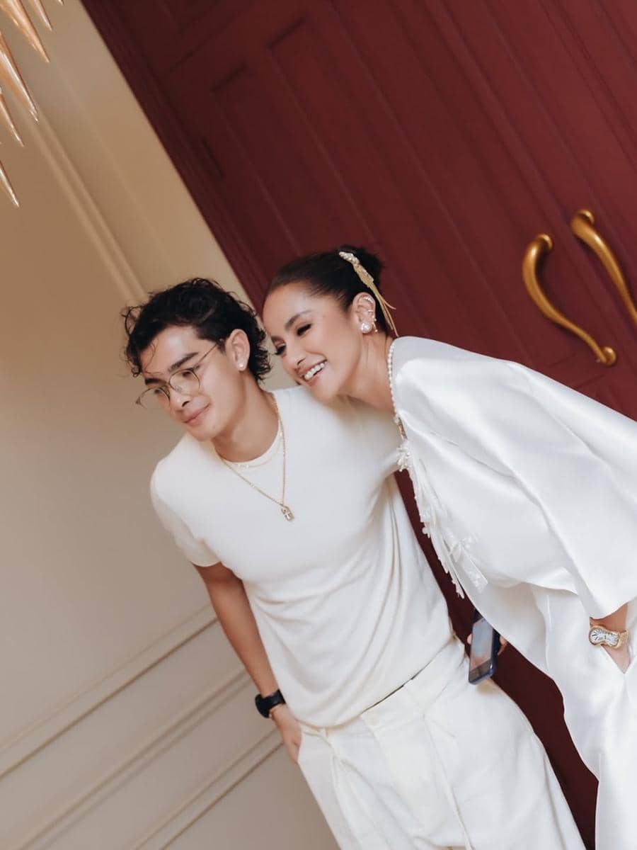 Olla Ramlan dan Tristan saat bukber.