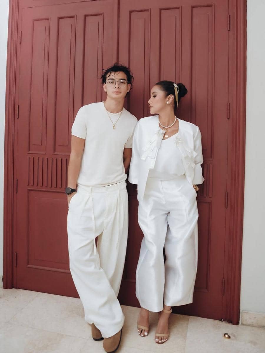 Olla Ramlan dan Tristan saat bukber.