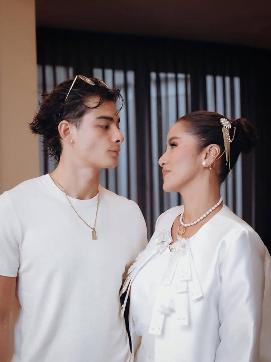 Olla Ramlan dan Tristan saat bukber.