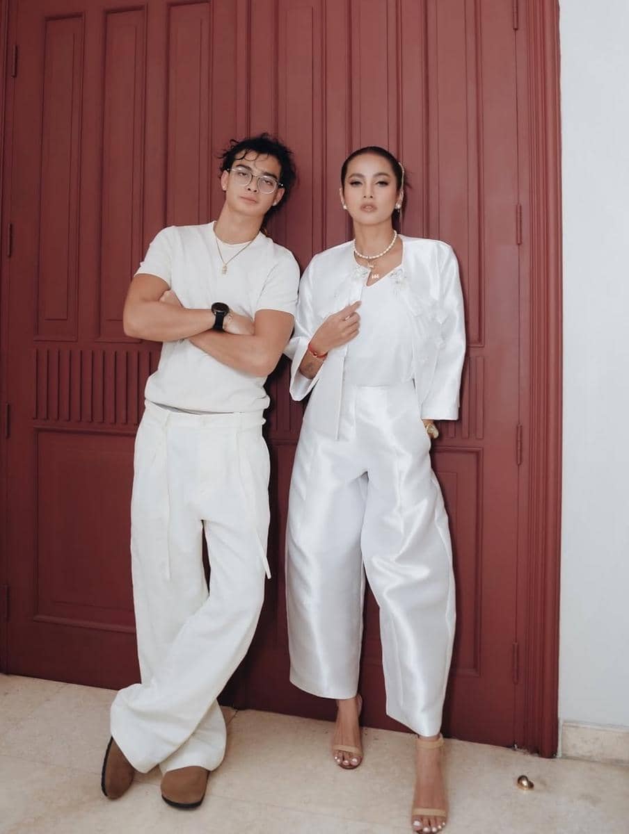 Olla Ramlan dan Tristan saat bukber.