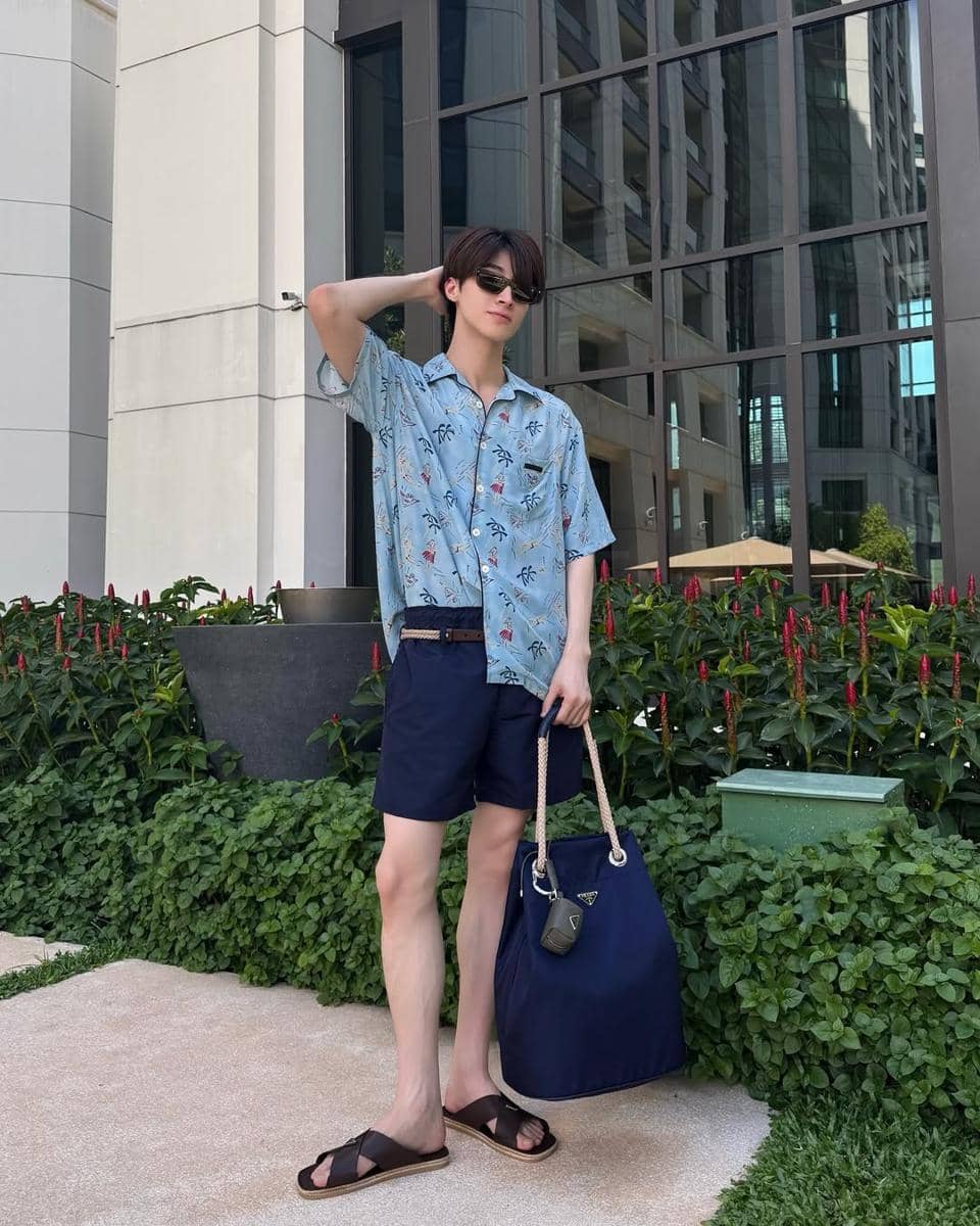 outfit Blue Pongtiwat