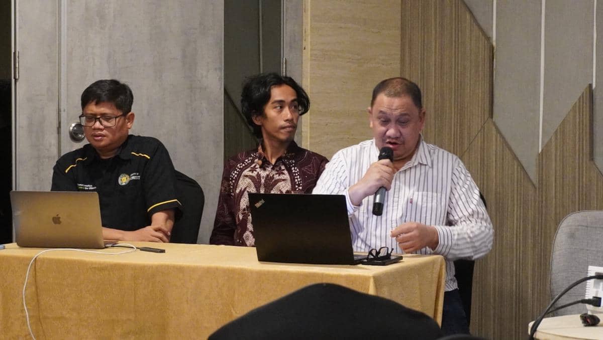 Akademisi Universitas Sumatera Utara (USU), Onrizal berbicara pada Diskusi Penataan Ruang Sumut Khususnya Ekosistem Batangtoru Berbasis Mitigasi Bencana dan Berkelanjutan” yang digelar Forum Kehutanan Daerah (FKD) Sumut, Rabu (25/2/2026) (dok FKD Sumut)